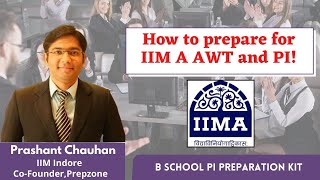 How to Prepare IIM A AWT and PI || GDPI Kit + Expected Interview Questions