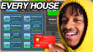 BUYING EVERY HOUSE IN ROBLOX DRIVING EMPIRE