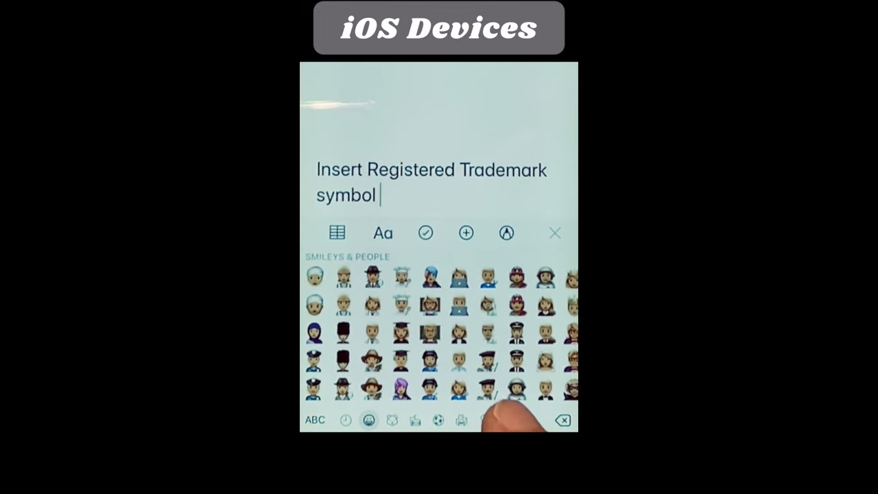 Как вставить зарегистрированный товарный знак () Символ iOS и macOS #shorts