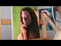 oil painting time lapse shadow portrait