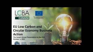Low Carbon Business Action (LCBA) Webinar