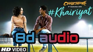 Khairiat (8d audio) - chhichore |8d fun studio | 8d song | 8d audio