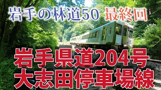 【岩手県道#008】セローで走る岩手の林道#50 最終回 大志田停車場線（岩手県道204号）