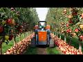 How America Harvests and Processes Apples with Cutting-Edge Technology | Farming documentary