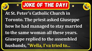 🤣funny (adult) joke - The priest asked Giuseppe how he had managed to stay married to the same woman