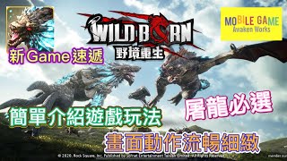 ［新game速遞］野境重生 簡單介紹遊戲玩法/畫面動作流暢細緻 屠龍必選（粵語＋字幕）