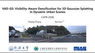 [CVPR 2026] VAD-GS