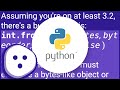 Convert bytes to int?