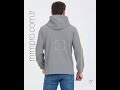 mrmpro gri kapüşonlu sweatshirt