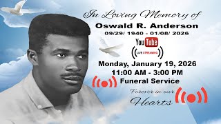 Oswald R. Anderson's Funeral Service