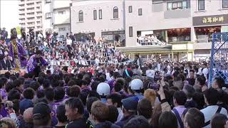 松山道後秋祭り２０１９　本宮　北小唐人対築山