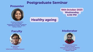 PG Seminar on Healthy ageing