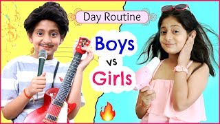 GIRLS vs BOYS - Day Routine | #Fun #RolePlay #Sketch #MyMissAnand