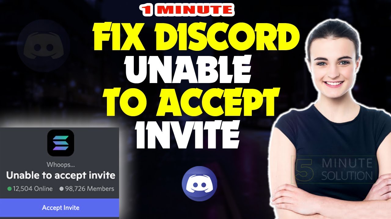 How To Fix Discord Unable To Accept Invite 2024 - YouTube