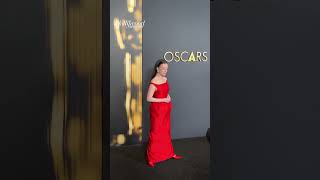 #Anora Star #MikeyMadison Poses in Red at the #Oscars #GovernorsAwards Carpet #shorts