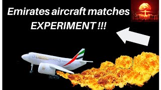 Best Match Stick Powered Cardboard Emirates Aircraft Experiment