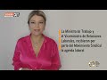 #ActualidadCUT - 10 de septiembre  Mintrabajo recibe la agenda laboral del movimiento sindical