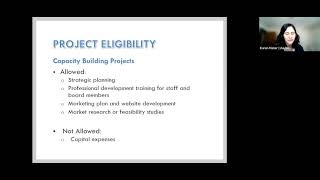 2022 Special Projects Grant Info Session