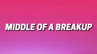 PANIC AT THE DISCO - MIDDLE OF A BREAK UP ( LYRICS )