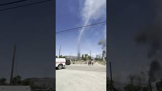 Smokenado 👀: Fiery Weather Conjured A “Smokenado,” Amid The Gusty Conditions In California, Today