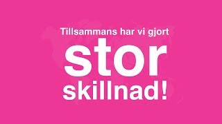 Tillsammans gör vi skillnad i världen