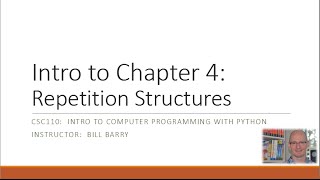 Python-4a - Repetition Structures