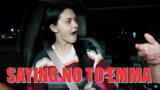 SAYING NO IS HARD SOMETIMES! SETTING BOUNDARIES IS HARD! EMMA AND ELLIE