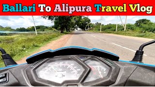 Ballari To Alipura Travel Vlog ll Hospet Road #vlog @VlogsBySonu1