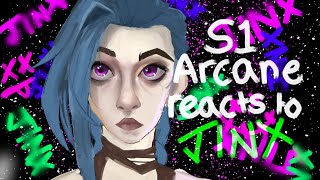 Arcane s1 react to Jinx 🐋💥// ARCANE // GACHA // 2x speed // wip //