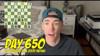 Day 650: Playing chess every day until I reach a 2000 rating