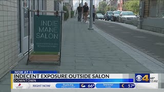 Man exposes himself outside Indianapolis salon