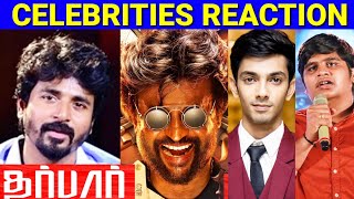 DARBAR First Look : Celebrities Reaction | Rajnikanth, Nayanthara | Sivakarthikeyan | Anirudh