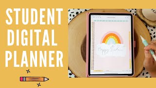 Student Digital Planner for iPad using Goodnotes | iPad Planner | College Planner | Notability |xodo