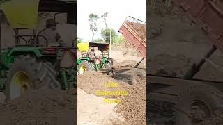 # JCB se tractor loading unloading  | जेसीबीसी ट्रैक्टर लोडिंग का काम हो रहा है  | JCB se new Canal