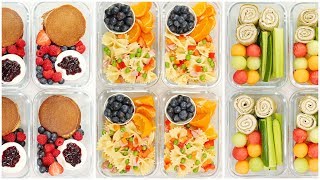 Kid-Friendly Meal Prep Recipes | Back to School + Healthy + Quick + Easy
