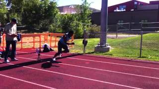 Akwasi Frimpong bobsled 60m (6.49sec) 30m (3.54sec) 15m (2.03sec)