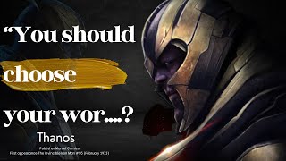 Thanos Wise & badass Best 20 Quotes in Infinity War