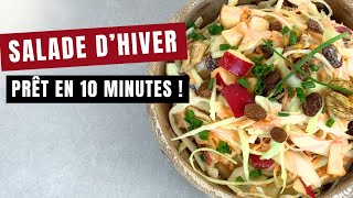 Salade d'Hiver parfaite (Type Coleslaw) :  Diététique et Express - Prête en 10 Minutes !