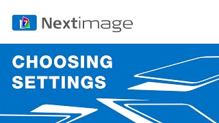 Nextimage 7: Choosing settings – Contex