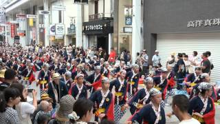 帯屋町筋ジュニア隊　第62回よさこい祭り　帯屋町演舞場　2015年8月11日