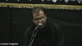 Aaj Ki Raat Tujhe Godi Mein | SAYYED ZAIRE NAQVI | Reciting at Yom e Samarrah 2019 London England