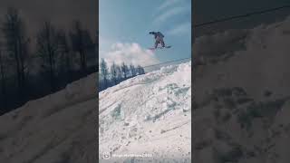 ハチ・ハチ北　パーク！　ジャンプ　スノーボード動画🏂　♪ハイスタンダード