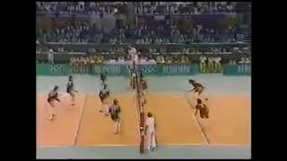 Irina Parkhomchuk, fake motion set 88 Seoul Olympics Women's Volleyball Final Soviet Union Peru