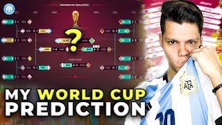 Argentine predicts the 2022 World Cup! - My FINAL prediction