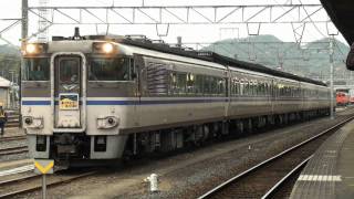 JR181系気動車 『ありがとうキハ181系』号 機関始動～米子出発 (27-Feb-2011) JR DMU Series181 Cold start.