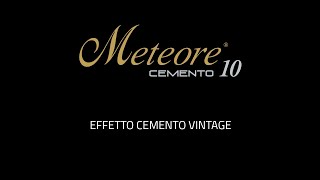 METEORE 10 VALPAINT - CEMENTO VINTAGE - Official video