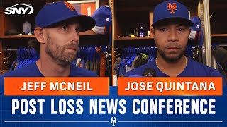 Jeff McNeil says Mets are 'finding ways to lose' right now, talks mood in clubhouse | SNY