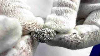 Edwardian Era Engagement Ring (circa 1915) - Platinum and Diamonds