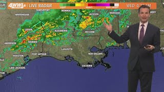 New Orleans Weather Impact: Heavy rain storms possible Wednesday, cooler Thursday