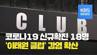 코로나19 확진자 총 10,840명…“이태원 클럽 관련 확진자 증가” / KBS뉴스(News)